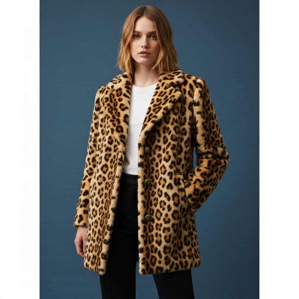 Leopard Maxi Coat
