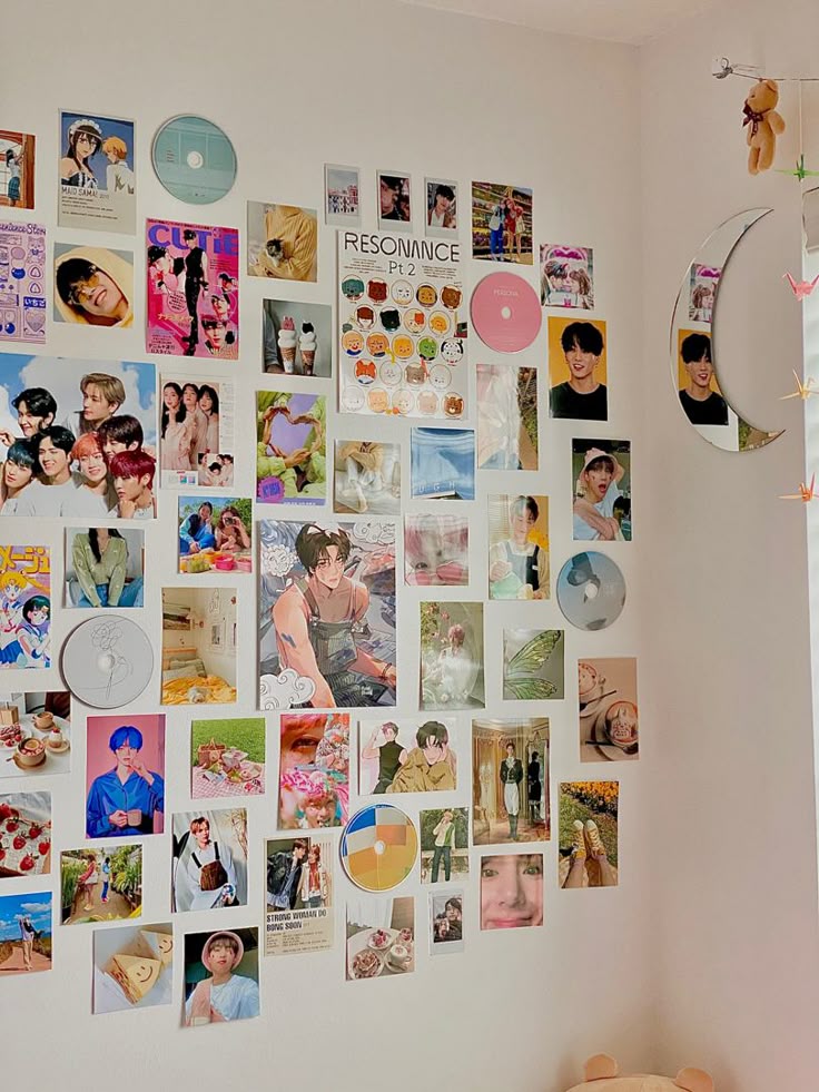 K-pop poster gallery wall