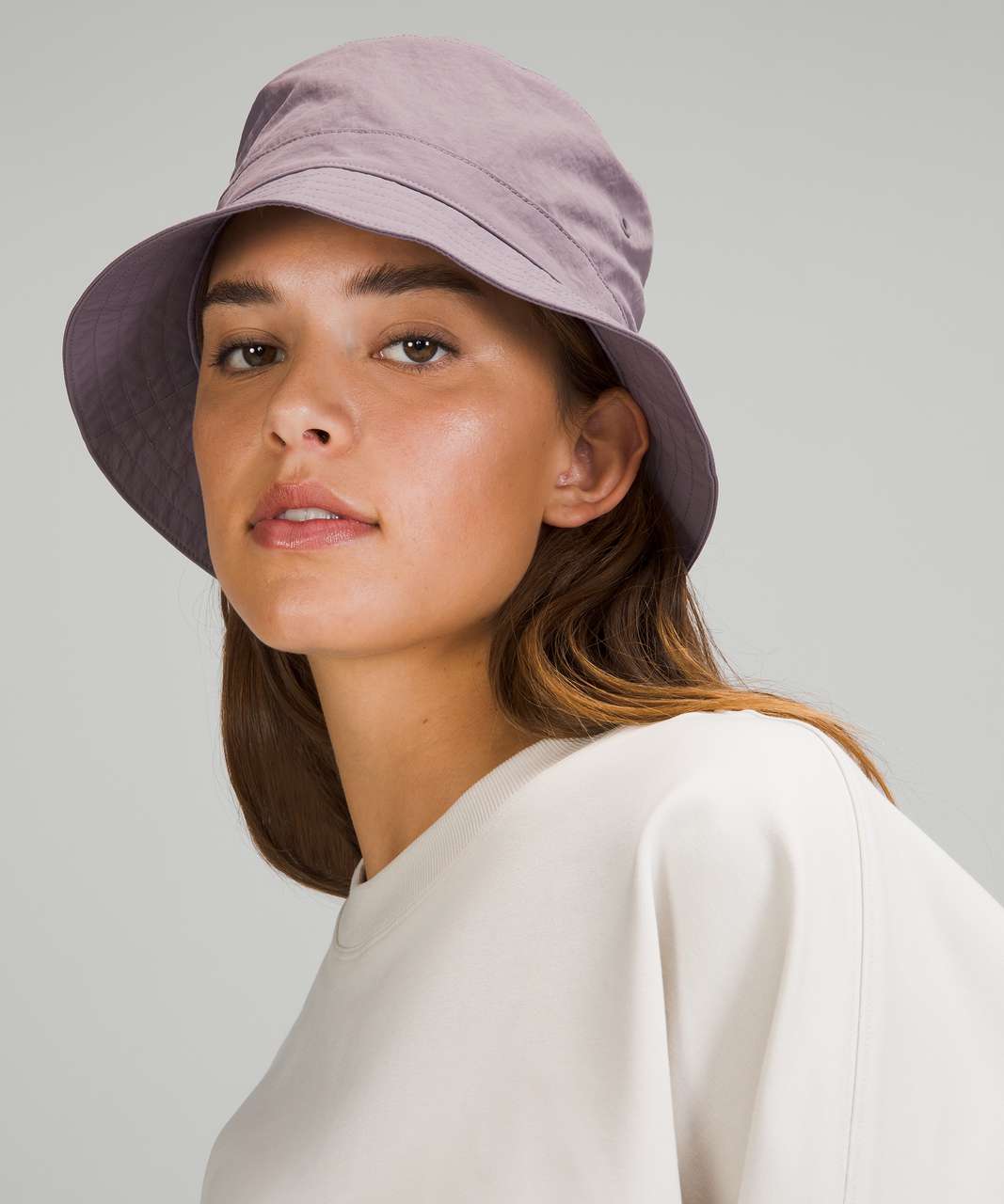 Pastel lavender bucket hat