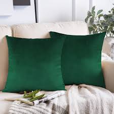 Emerald Velvet Cushions