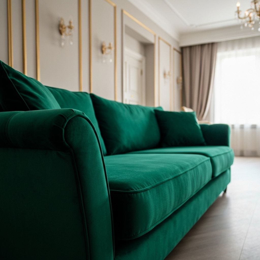 Velvet Chesterfield Sofa